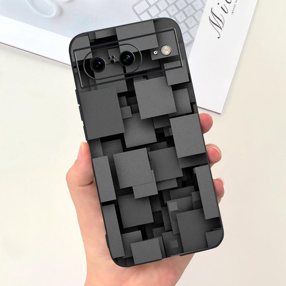For Google Pixel 8 Pro Case GC3VE G1MNW Soft Silicone Rubber Protector Cover For Google Pixel 8 8A Bumper Pixel8 8Pro Phone Case