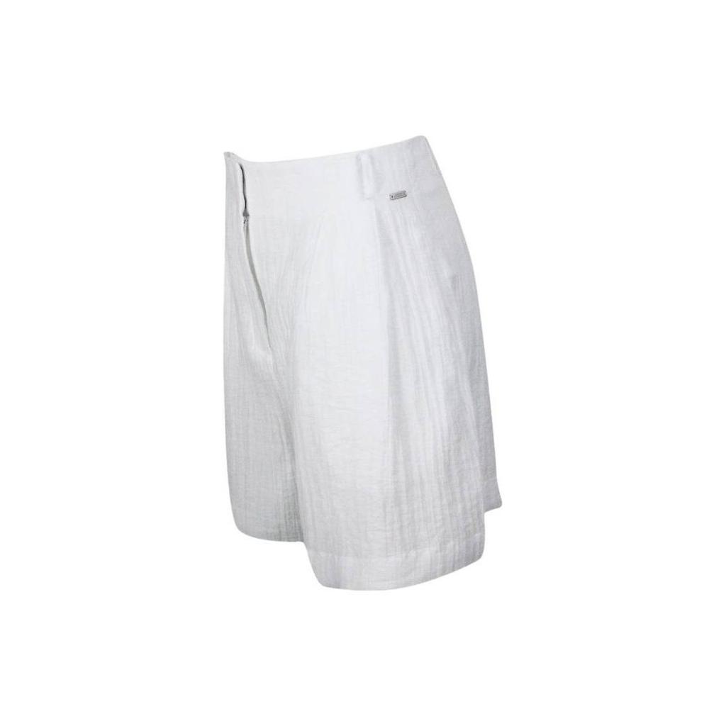 Armani Exchange SS23 Trim Pocket Casual Shorts Women shorts White 3RYS32-YN3KZ-1000