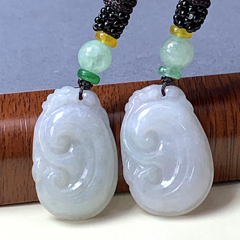 Pendant Ice Waxy Jade Pendant for Men and Women Laokeng Gift Necklace