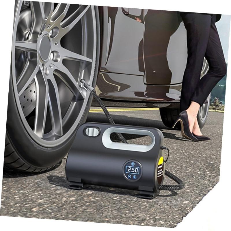 1SET Vehicle-mounted Air Pump Air Pump Portable Electric Vehicle Car Tire, Air Pump Automatic High-pressure and High-power