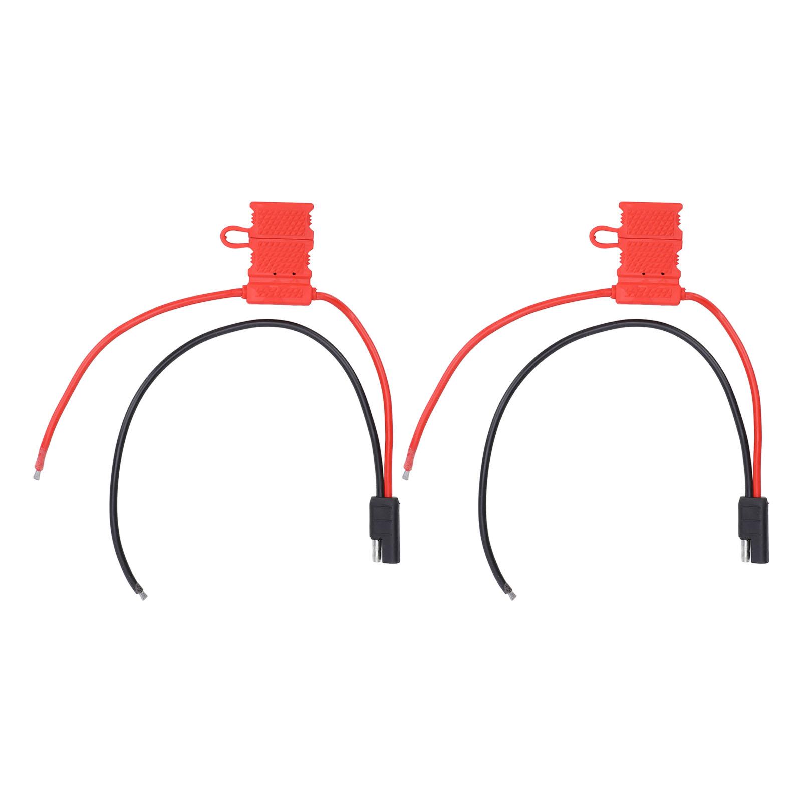 

2pcs Mobile Radio Power Cord with Fuse for CDM1250 GM360 CM140 GM3188 GM3688 GM1280