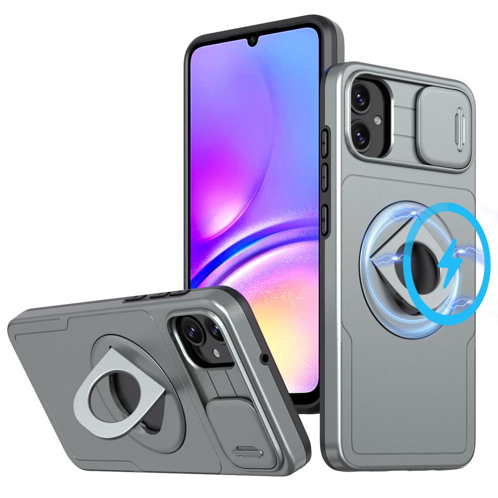 For Samsung Galaxy A05 4G Case Camera Protection Kickstand Dual Layer Hybrid TPU+PC Phone Cover