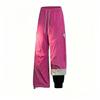 Winter Waterproof Straight Leg Cargo Pants for Women Loose Fit Fleece Lined Military Style