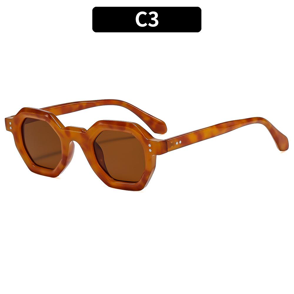 Women's Sunglasses, Fashion Polygonal Men's and Women's Sunglasses, Casual Sunglasses