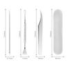 Double Head Blackhead Remover Comedone Removal Stainless Steel Blemish Extractor Tool Whitehead Popping Zit Pimple Popper Tool