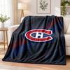 Montreal Canadiens Printed Flannel Blanket Warm Comfort Bed Throw For Indoor Home Decoration