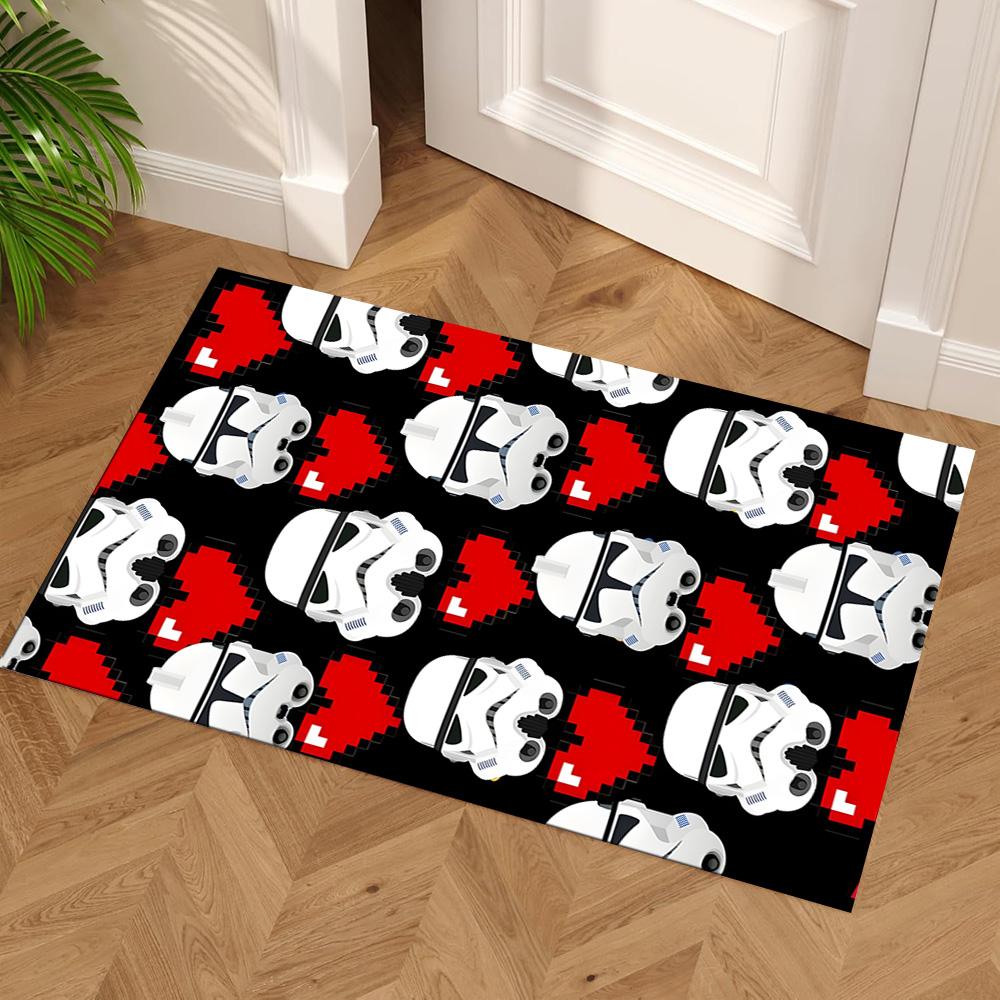 Star Wars Carpet Design for Dormitory Living Rooms Kitchen Hallway Anti-slip Rug Anime Office Decor Spiritual Gift