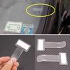 3PCS Auto Ticket Map Mini T-shape Transparent Eco-friendly Ticket Folder for Car Office Home