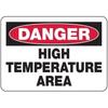 Danger Signs - High Temperature Area Safety & Compliance Signs/OSHA & ANSI Compliant Safety Signs/Machine Warning Signs Metal Sign Tin Sign 8x12 Inch