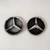 3D Car Grill Emblem Star Badge Front Grill Logo For Mercedes Benz W204 W205 W213 X253 A B C E S CLA GLB GLC GLE GLS Accessories