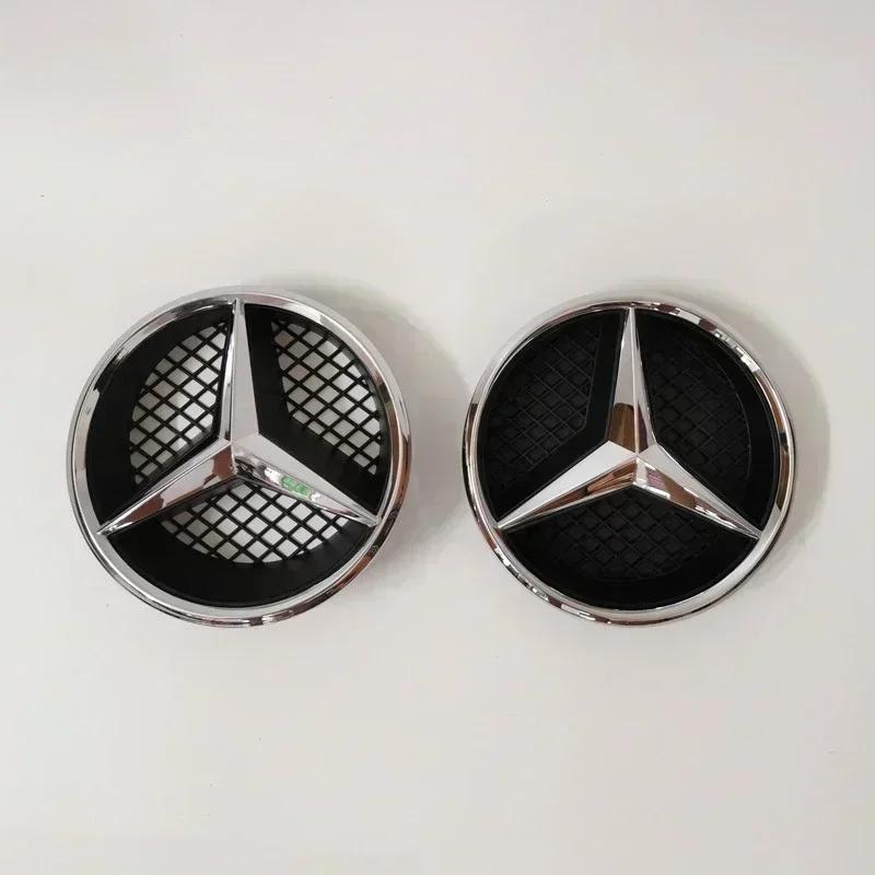 3D Car Grill Emblem Star Badge Front Grill Logo For Mercedes Benz W204 W205 W213 X253 A B C E S CLA GLB GLC GLE GLS Accessories