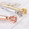 R6FF Metal Ballpoint Pen Business Signing Pen Twist Action Smooth to Write for Office School Hotel Reception