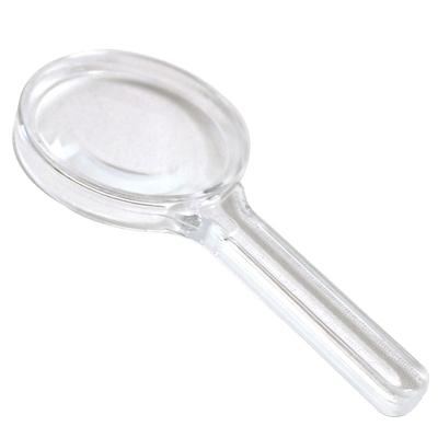 37Mm 10X Acrylic Handheld Magnifier Portable Magnifying Loupe Reading Glass Lens Kids Inspection Magnifying for Reading