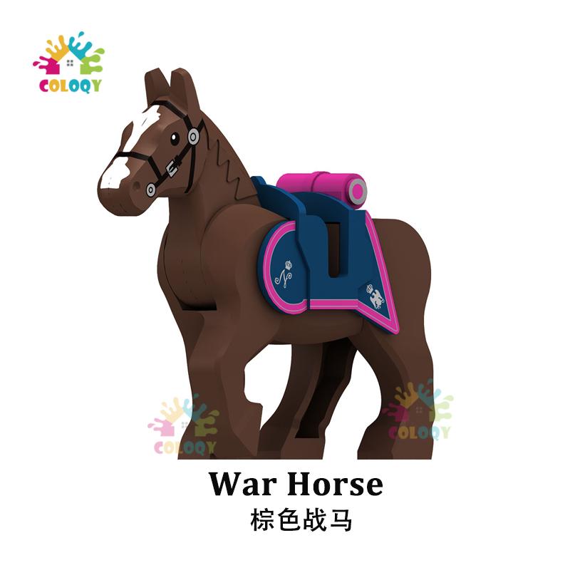 Дитячі Іграшки Наполеонівська Кавалерія Будівельні Блоки Військовий Кінь Сідло Солдати Міні Фігурки Іграшки Для Дітей Різдвяні Подарунки