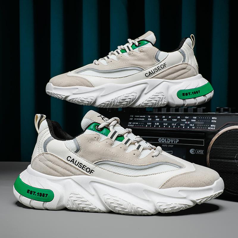 Mens Walking Running Comfy Tennis Shoes Adult Fashion Sneakers Ventilate Simplicity Versatile Driving Shoes Man