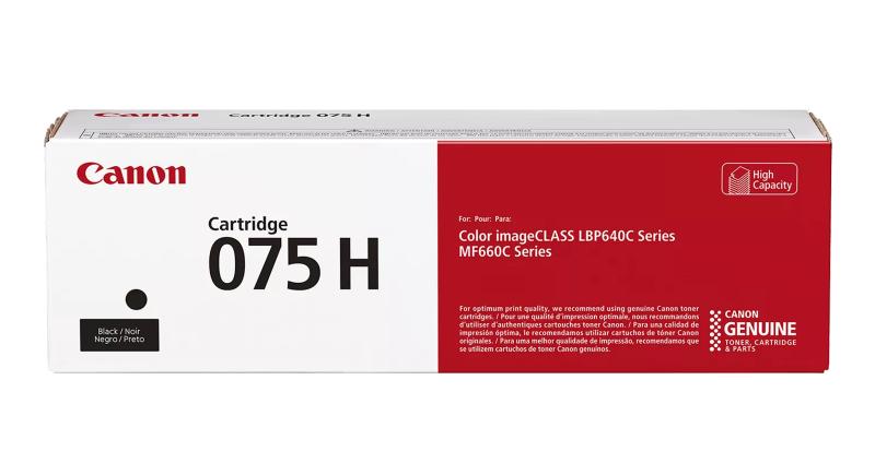 Canon CRG 075H BK (6369C002) Toner Cartridge, Black