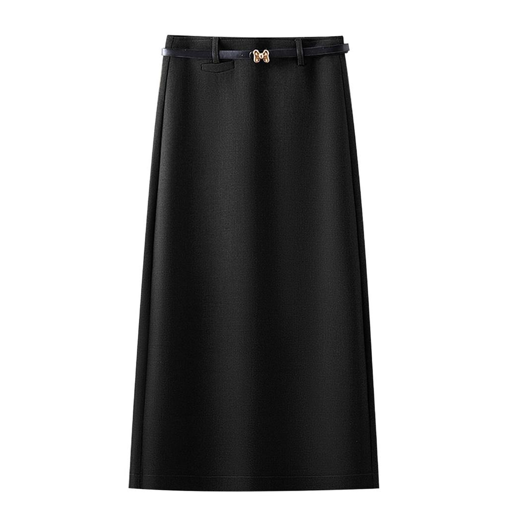 Women’s 2025 High-Waisted Slimming Midi Skirt – New Petite Spring Style