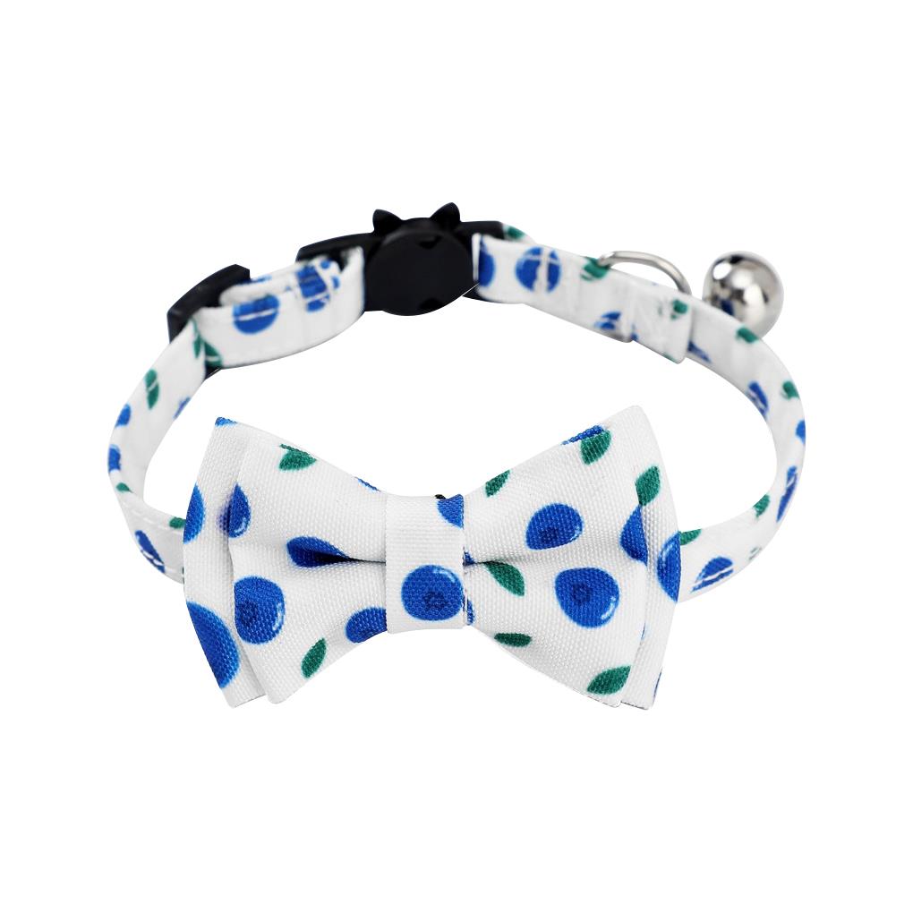 

Pet Bowtie Collar Adjustable Adorable Bowknot Design Necklace Polyester Pet Choker Neck Jewelry