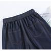 Dark Blue Imitation Tencel Jeans for Women, Spring/Summer New High-Waisted Slimming Plus Size Straight Loose Wide-Leg Pants