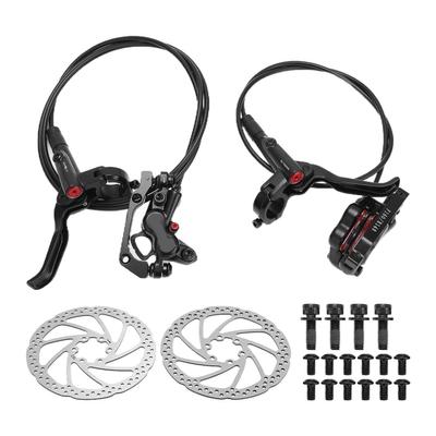 MEROCA M4 MTB Oil Pressure Disc Brakes Kit MT420 Front Rear Calipers 4 Piston with 1 Pair 160mm