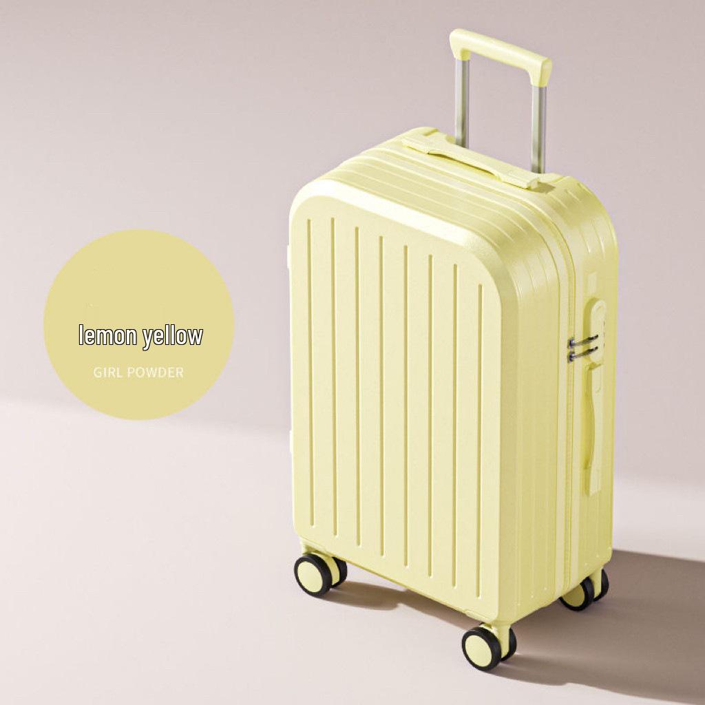 New Style Ins Durable Multifunctional Student Suitcase with Large Capacity and Password Lock Spinner Wheels