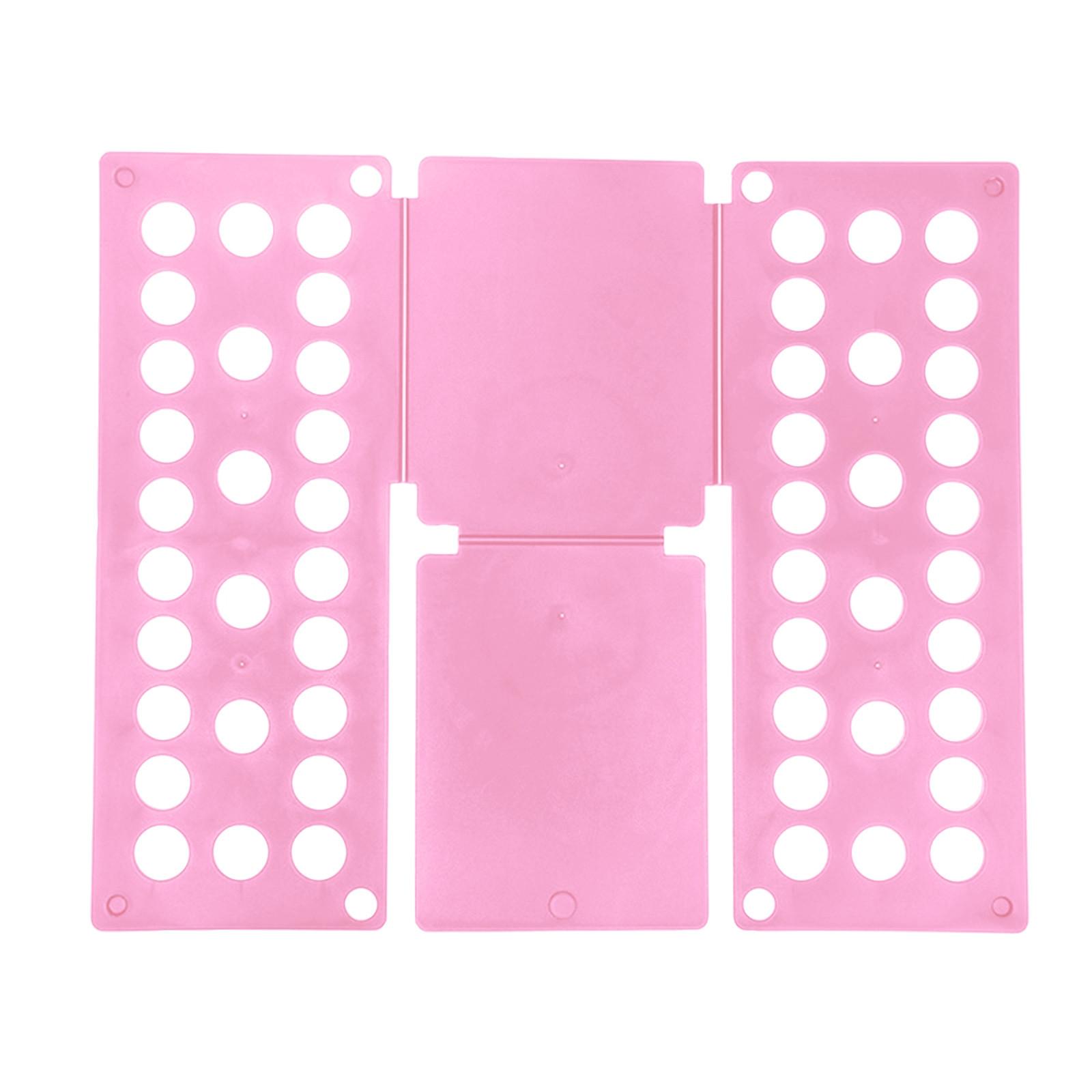 

Доска для складывания рубашек, доска для складывания одежды, пластиковая папка для футболок, легкая One Size розовый