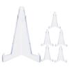 6pcs Trading Card Display Stand Sports Cards Rack Baseball Card Holder Trading Card Shelf Clear Mini Easel Stand for Baseball Trading Cards