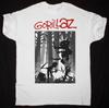 GORILLAZ BAND WALD Schwerer Baumwollstoff Weiß Unisex T-Shirt Grafik-T-Shirt