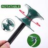 Hose Guide Spike Lawn Hose Guide Stake with Spin Top Water Pipe Reel Wheel for Garden Patio Watering Keeping Hose Out of Flower Beds