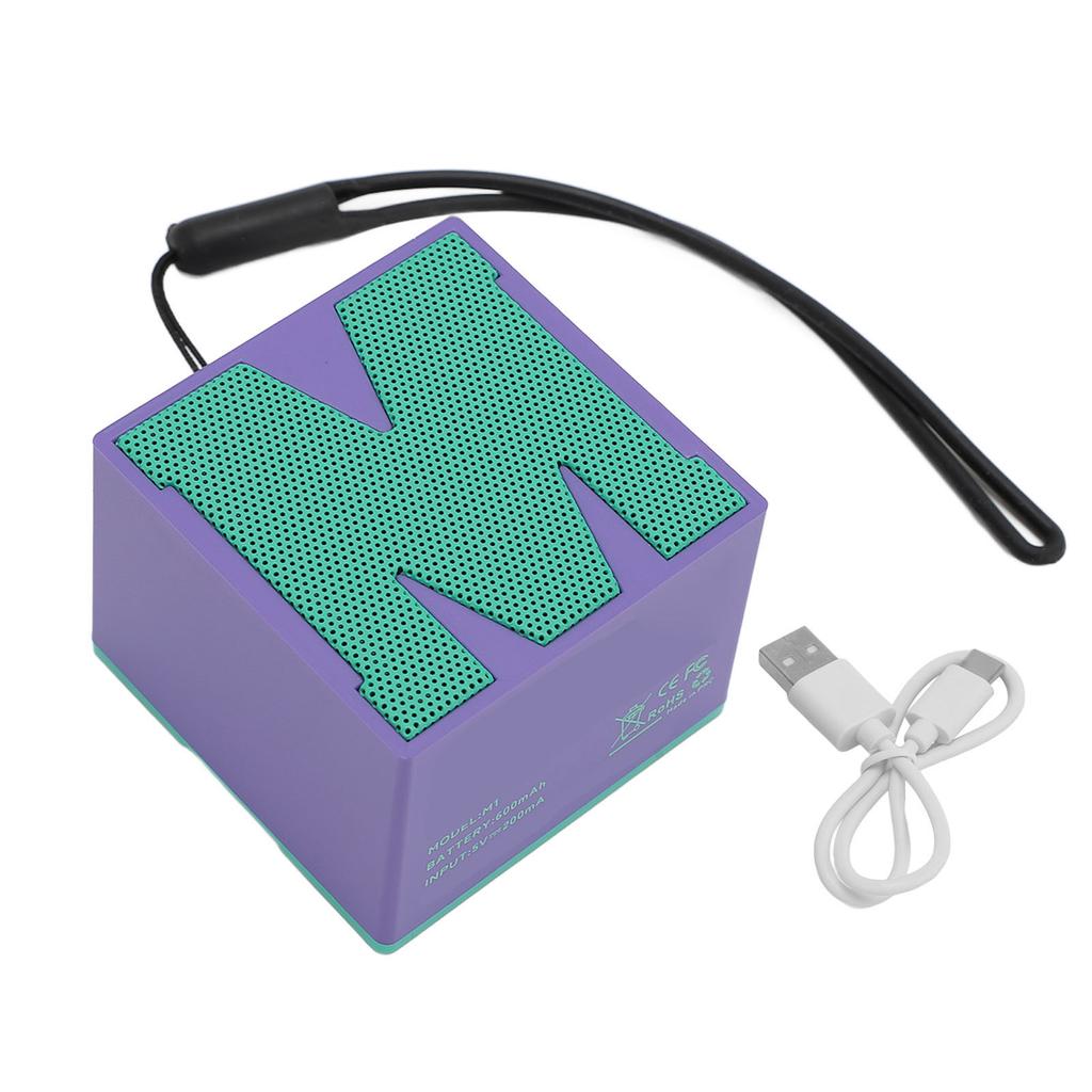 Wireless Miniature Bluetooth 5.4 Speaker IP54 Water Proof 6 Hours Playtime Noise Reduction Lanyard P