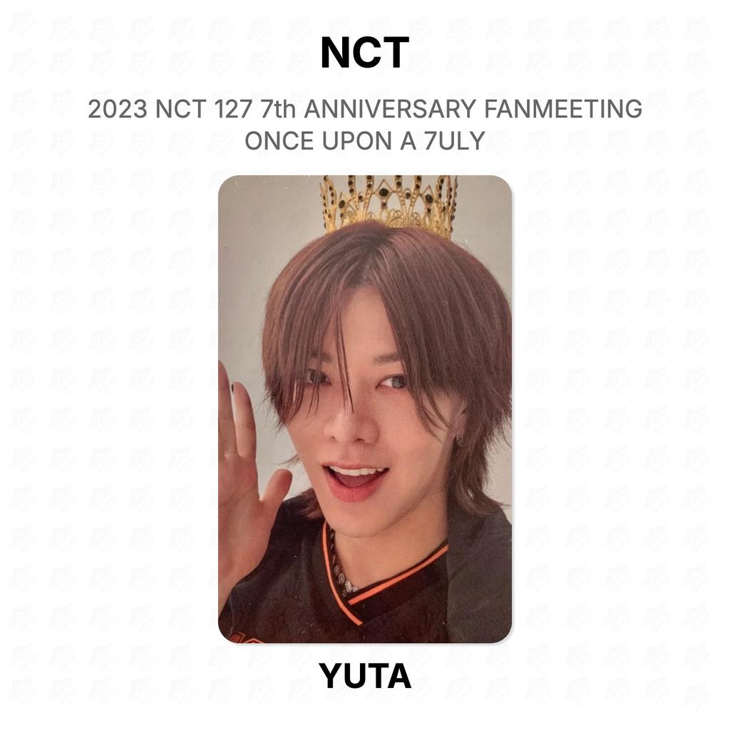 NCT 2023 NCT 127 7th ANNIVERSARY FANMEETING ONCE UPON A 7ULY Official Photocard