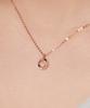 Loveenb [14K Gold] 0.1 Carat Lab-Worn Diamond Round Necklace