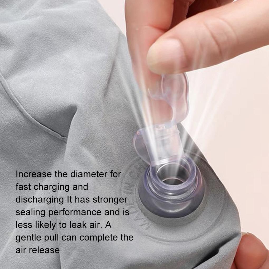 Inflatable Travel Pillow Plant Velvet Foot Pads Comfortable And Durable Inflatable Foot Cushion