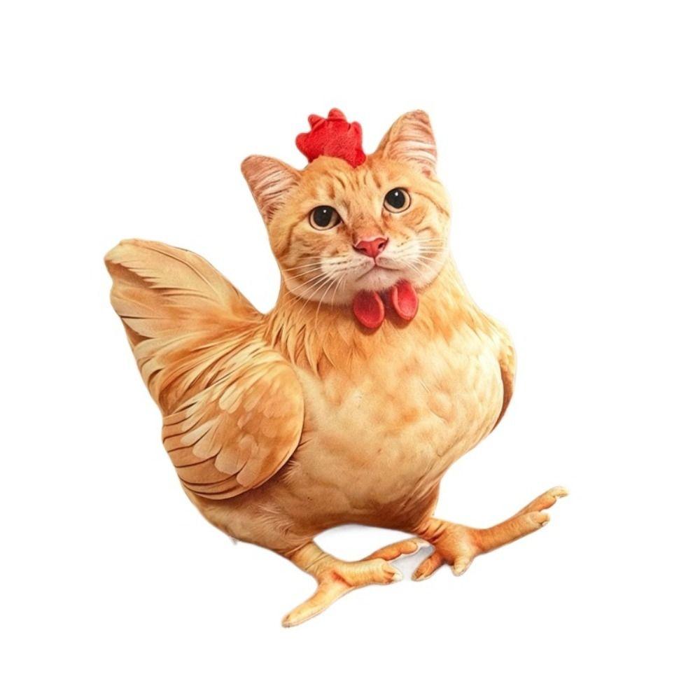 Cute Rooster Cat Plush Toys Realistic Looking Rooster Hen Plush Pendant Kids Toy