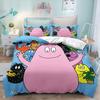 Barbapapa Cartoon Duvet Cover Anime 3D Printing Cute Children's Bedroom Set Polyester Adult Gift  2/3pcs Bedding