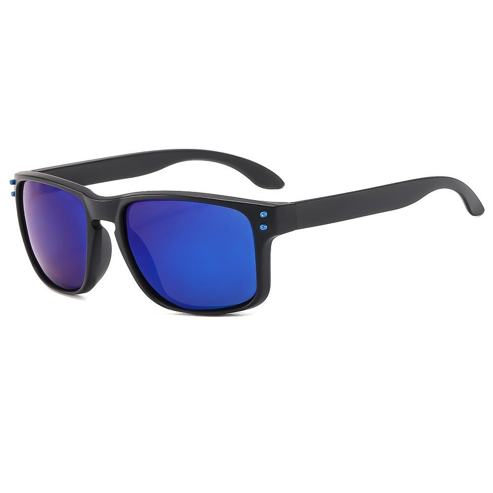 Cross Border New Retro Trendy Sunglasses Rice Nail Square Frame Men's Outdoor Driving Fishing