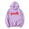 KATSEYE Gabriela Young Miko Remix Hettegensere Kawaii Tegneserie Katt Grafikk Sweatshirts Langermet Hettegensere Casual Dame Hettegenser