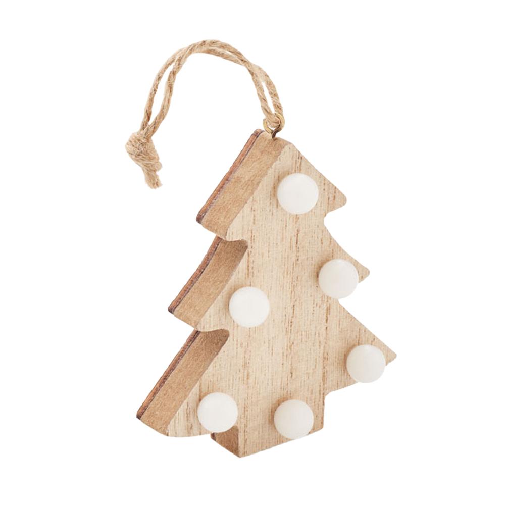 MidOcean Lulie Wooden Lights Tree Decoration