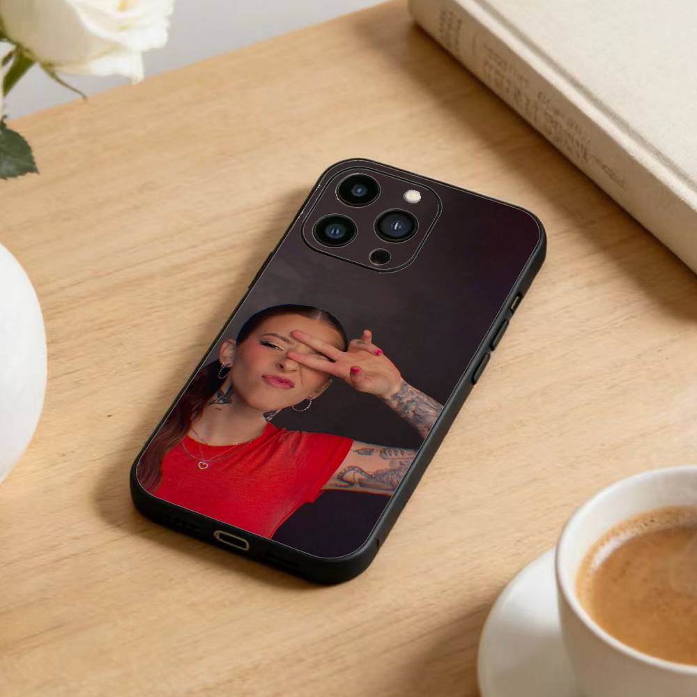 Singer Young L-Miko Phone Case For iPhone 16,15,14,13,12,17,Pro Max,Plus Silicone Black Case