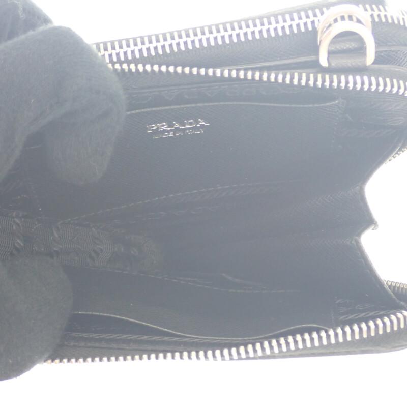 Prada 1NR015 2WAY Bag Black Safiano Women