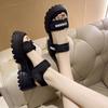 Fashion Outer Wear Beach Women's Shoes New Summer Trendy with Muffin Platform Casual Sports Sandals Women