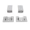 Removable Stainless Steel Caravan 1 Pair Desktop Removable Table Bracket Replacement for RV Yacht Ship