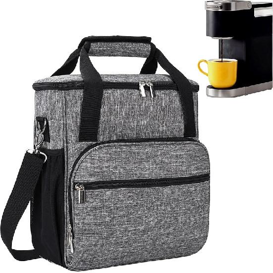 Сумка для переноски кофеварки Keurig K-Mini/K-Mini Plus, Сумка-органайзер для хранения, Серая Bag for Keurig K-Mini (Pl