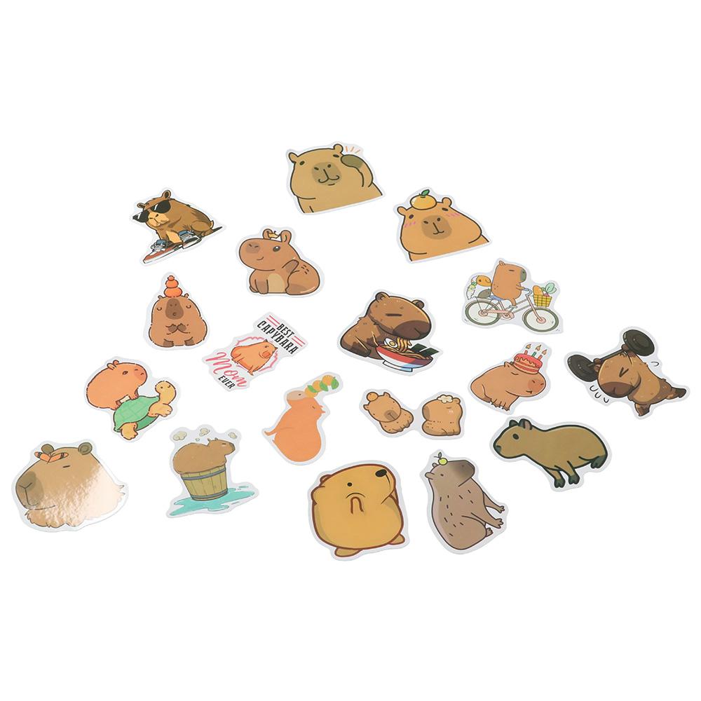 Capybara Capybara Stickers PVC Capybara Decals Vinyl Capybara Scrapbook Sticker  For Water Bottle