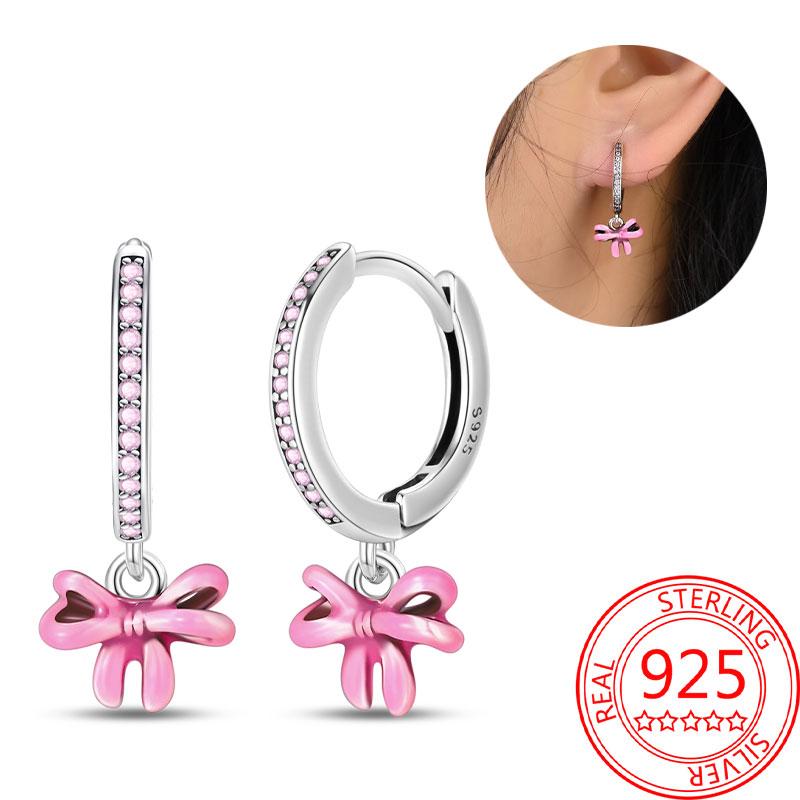 Brincos de abelha para menina adorável amarelo preto dançando abelha feliz s925 brincos de argola presente de aniversário joias de prata