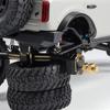 4Pcs Brass Wheels Hex Hub Extenders 7mm with Nuts for 1/24 RC Crawler SCX24 Bronco C10 Gladiator AX24 Upgrade Parts