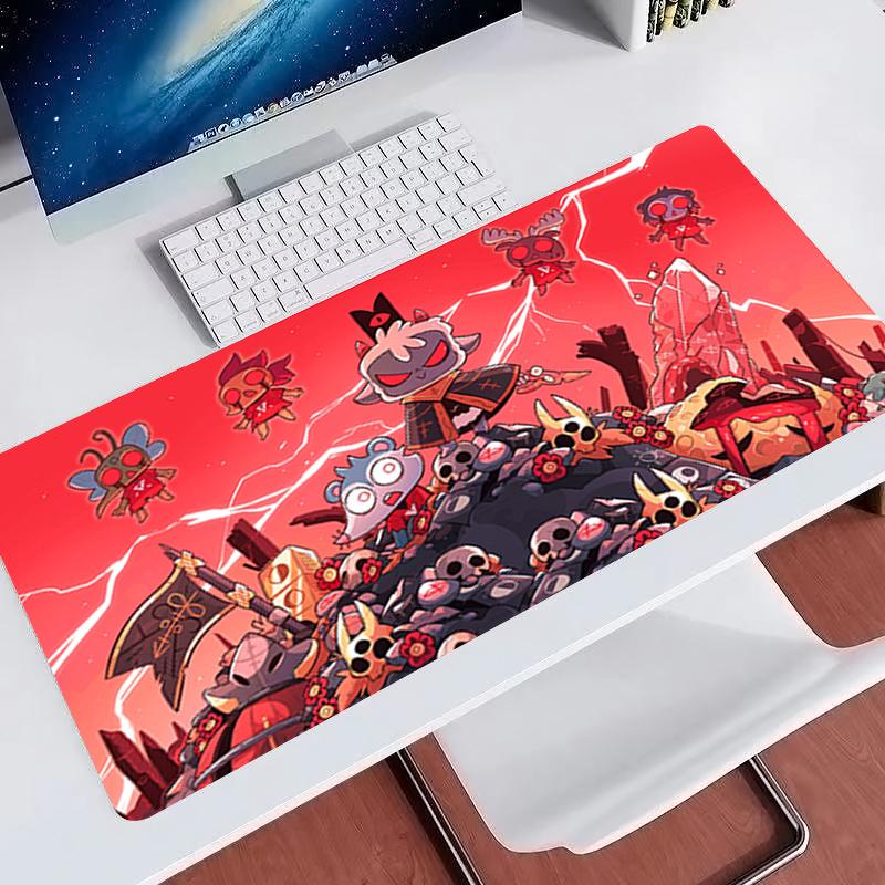 Heißes Mauspadd C-cult of the L-lamb Professionelle Gamer Tastaturmatte Rutschfest Verriegelte Kante Strapazierfähiger Stoff Laptop Gaming Mauspadd
