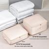 Cotton Satin Duvet Storage Bag Large Collapsible Organizer For Bedroom And Travel Use