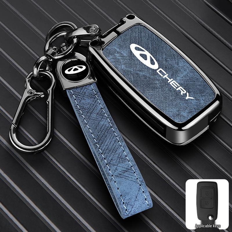 Zinc Alloy Key Shell Covers for Chery, Tiggo 8, 7 Plus - Full Coverage, 5x Anti-Drop Protection