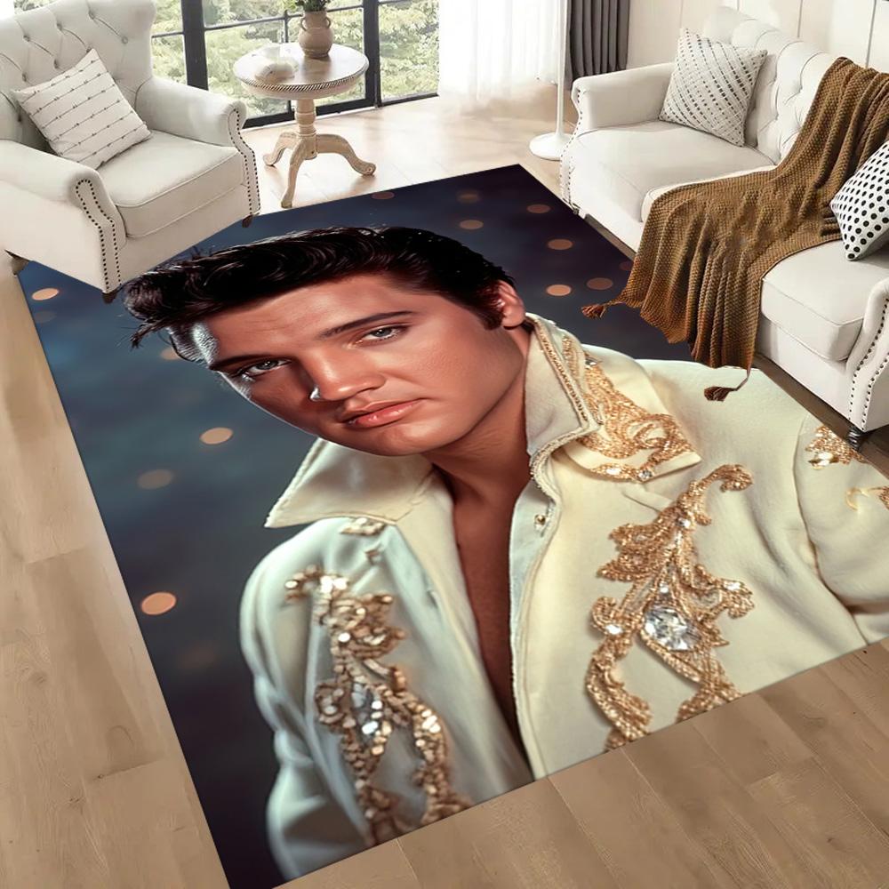 Elvis Area Rug Perfect For Playrooms Hallway Dining Room Foyer Antislip Rug Office Home Decor Spiritual Gift